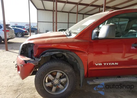 2015 Nissan Titan Pro-4X from USA, damaged, VIN 1N6BA0EC8FN507021